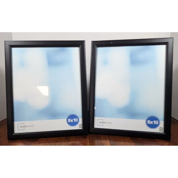 Mainstays 8X10 Black Frame Set of 2 - Picture 1 of 4